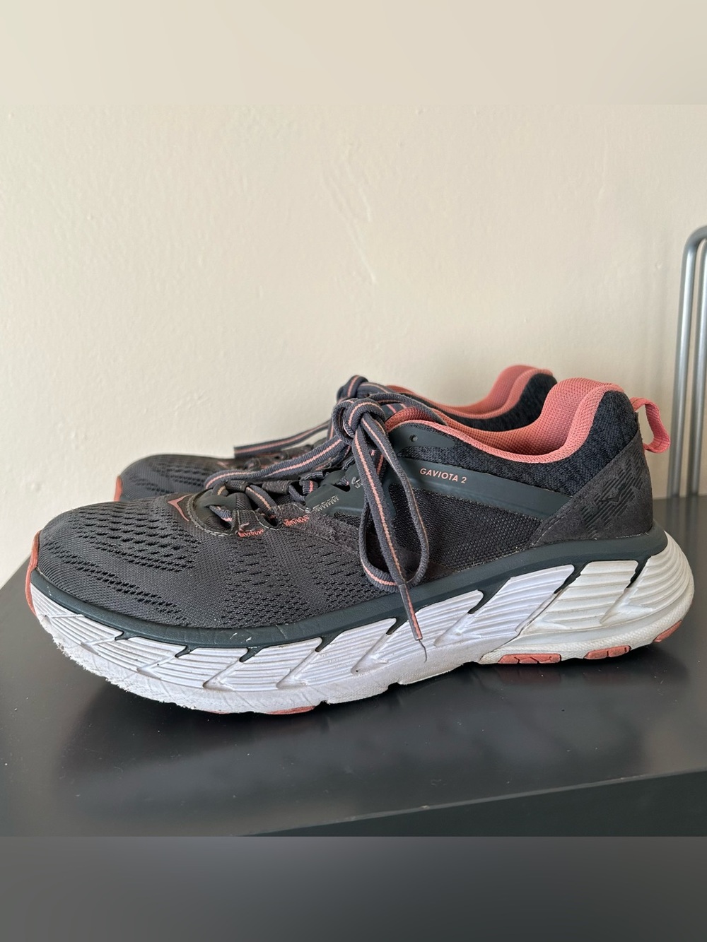 HOKA One One Gaviota Gray Pink Size 7.5 Women’s Shoes